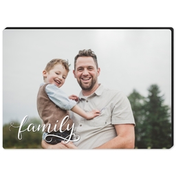 High Gloss Easel Print 5x7 with Family design