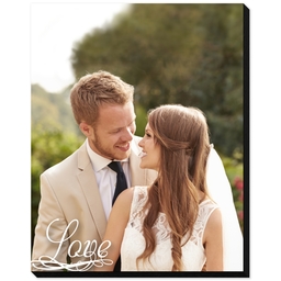 8x10 Same-Day Mounted Print with Love design