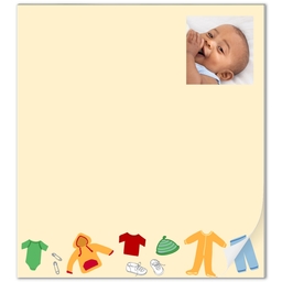 Notepad with New Baby Boy design