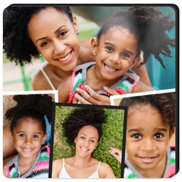 High Gloss Easel Print 5x5 with Simple Snapshots design