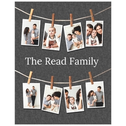 Poster, 11x14, Glossy Poster Paper with Hanging Snapshot Chalkboard design