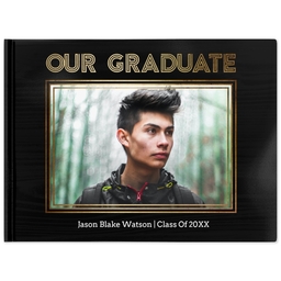 5x7 Hard Cover Photo Book, Matte with Brilliant Scholar design