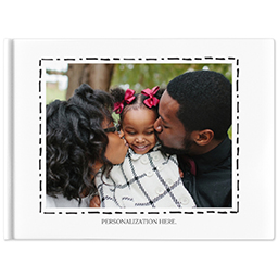 5x7 Hard Cover Photo Book, Matte with Classy Frames design