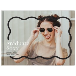 5x7 Hard Cover Photo Book, Matte with Dressed Up In Class design