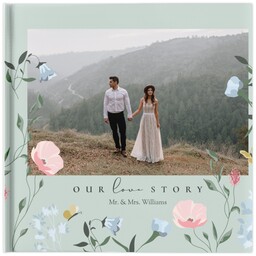 8x8 Soft Cover Photo Book with Fairy Garden design