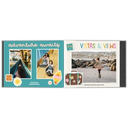 Same-Day 8x10 Linen Cover Photo Book with Pack A Bag design