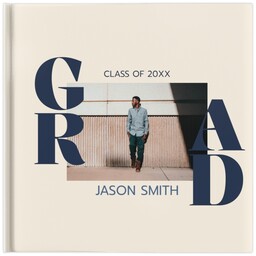 8x8 Soft Cover Photo Book with Proud Graduate design