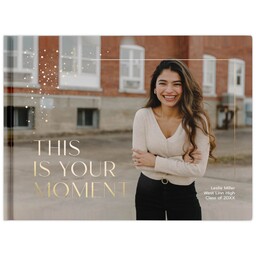 5x7 Hard Cover Photo Book, Matte with Shine Brightly design
