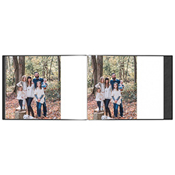 Same-Day 8x10 Linen Cover Photo Book with Classic White design
