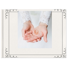 8x11 Layflat Photo Book with Art Deco design