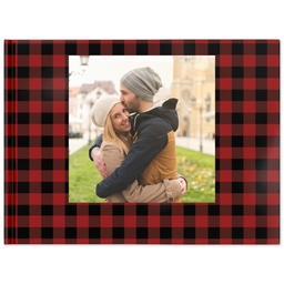 8x11 Layflat Photo Book with Forever Plaid design