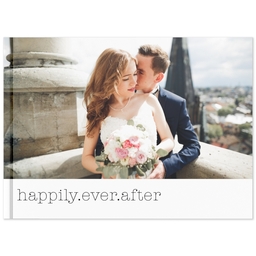 5x7 Soft Cover Photo Book with Fairytale Wedding design