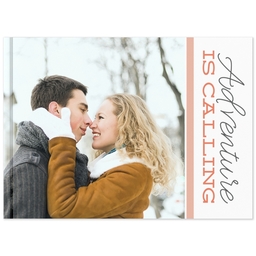 5x7 Soft Cover Photo Book with Lets Be Adventurers design