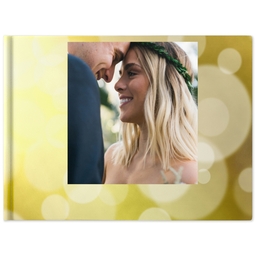 8x11 Hard Cover Photo Book with Metallic Glamour design