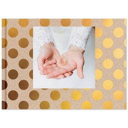 5x7 Soft Cover Photo Book with Metallic Kraft Pop design