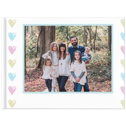 8x11 Layflat Photo Book with Painted With Love design