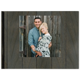 8x11 Layflat Photo Book with Wood design