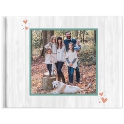 5x7 Hard Cover Photo Book, Matte with Forever Family design