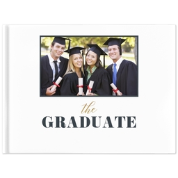 8x11 Layflat Photo Book with Graduation Time design