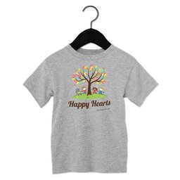 Toddler Jersey Short Sleeve Tee - Athletic Heather, Size 2T with Kids At Play design