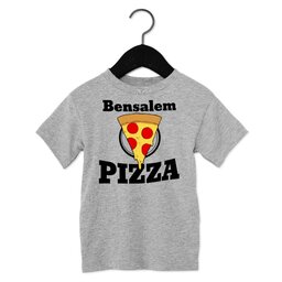 Toddler Jersey Short Sleeve Tee - Athletic Heather, Size 2T with Slice Icon design