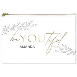 6x8 Accessory Pouch with BeYOUtiful design