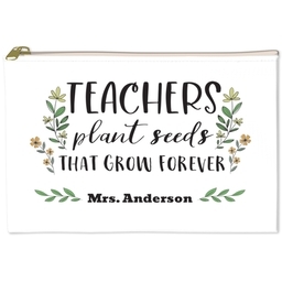 6x8 Accessory Pouch with Seeds That Grow Forever design