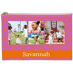 6x8 Accessory Pouch with Modern Geo design