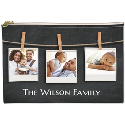 6x8 Accessory Pouch with Snapshot Banner design