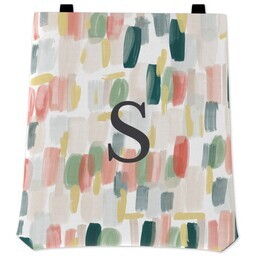 Woven Tapestry Tote with Paint Daubs design