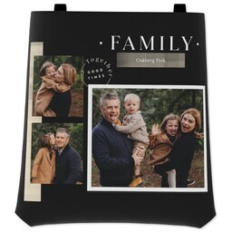 Woven Tapestry Tote with Simply Family Times design