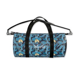 Photo Duffle Small with Blue Floral design