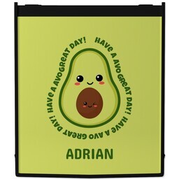 Grocery Tote with Avo Great Day design