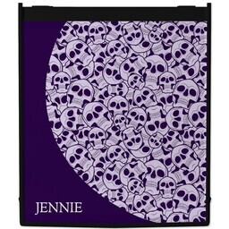 Grocery Tote with Skull Pattern design