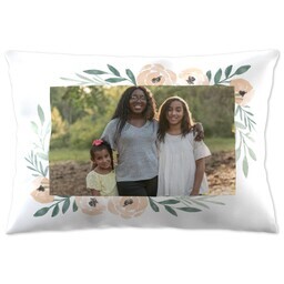 14x20 Throw Pillow with Delightful Florals design