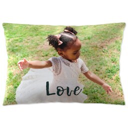 14x20 Throw Pillow with Love design