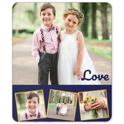 50x60 Sherpa Fleece Photo Blanket with 3 Photos design