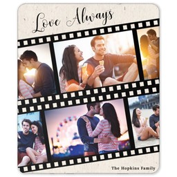 50x60 Sherpa Fleece Photo Blanket with Filmstrip design