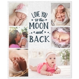 50x60 Plush Fleece Blanket with Celestial Love design