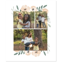 50x60 Plush Fleece Blanket with Delightful Florals design