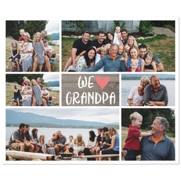 50x60 Plush Fleece Blanket with We Love Grandpa design