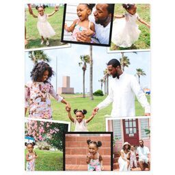 30x40 Mink Fleece Photo Blanket with Snapshot Frames design