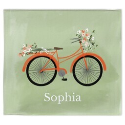 Beach Sheet 78"x70" with Flower Filled Bike design
