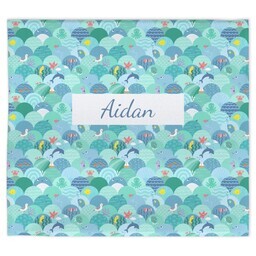 Beach Sheet 78"x70" with Ocean Friends design