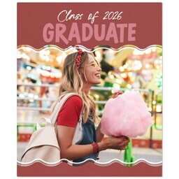 50x60 Plush Fleece Blanket with Fun Lines design