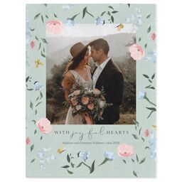 30x40 Mink Fleece Photo Blanket with Fairy Garden design