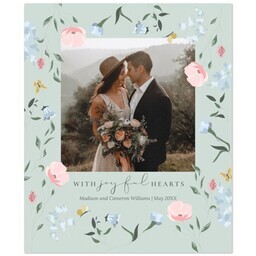 50x60 Plush Fleece Blanket with Fairy Garden design