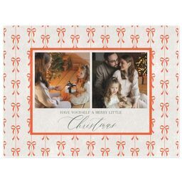 30x40 Mink Fleece Photo Blanket with Present Cheer design