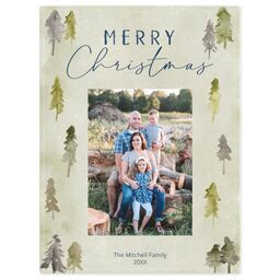 30x40 Mink Fleece Photo Blanket with Farmland Christmas design