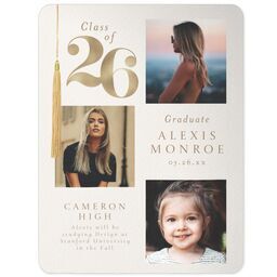 30x40 Sherpa Fleece Photo Blanket with Grads Big Date 2026 design